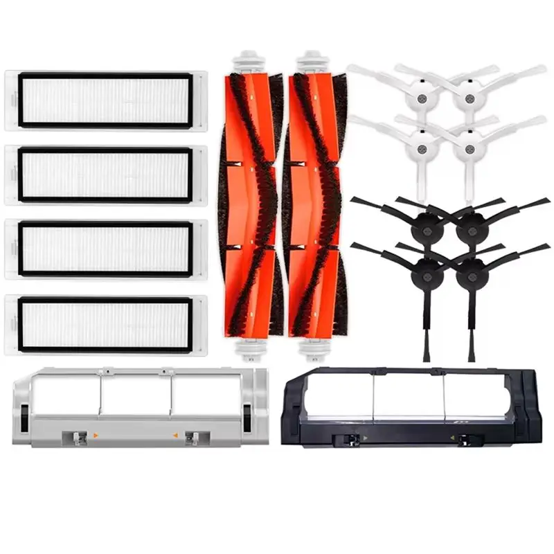 

AEE4-For Xiaomi Mi Robot 1/1S SDJQR01RR SDJQR02RR E3, S4, S4 Max, S5 Vacuum Cleaner Main Side Brush Filters Mop Parts