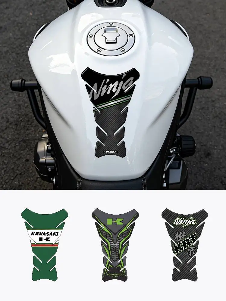 Für KAWASAKI Motorrad PVC Tankpad Tankdeckel-Schutz Racing-Aufkleber Universal