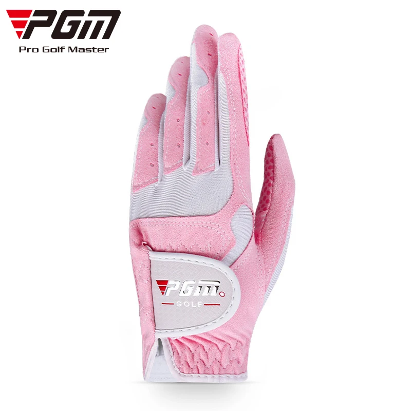 

PGM Golf Gloves Women's Golf Gloves Non-Slip Sunscreen Breathable Ultra-Fiber Finger Cover Left and Right Hands Ladies' Gloves