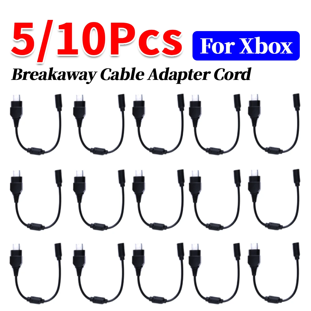 5/10Pcs For Xbox Console Controller Breakaway Cable Adapter Cord Professional Breakaway Extension Cable Replacement Accessories