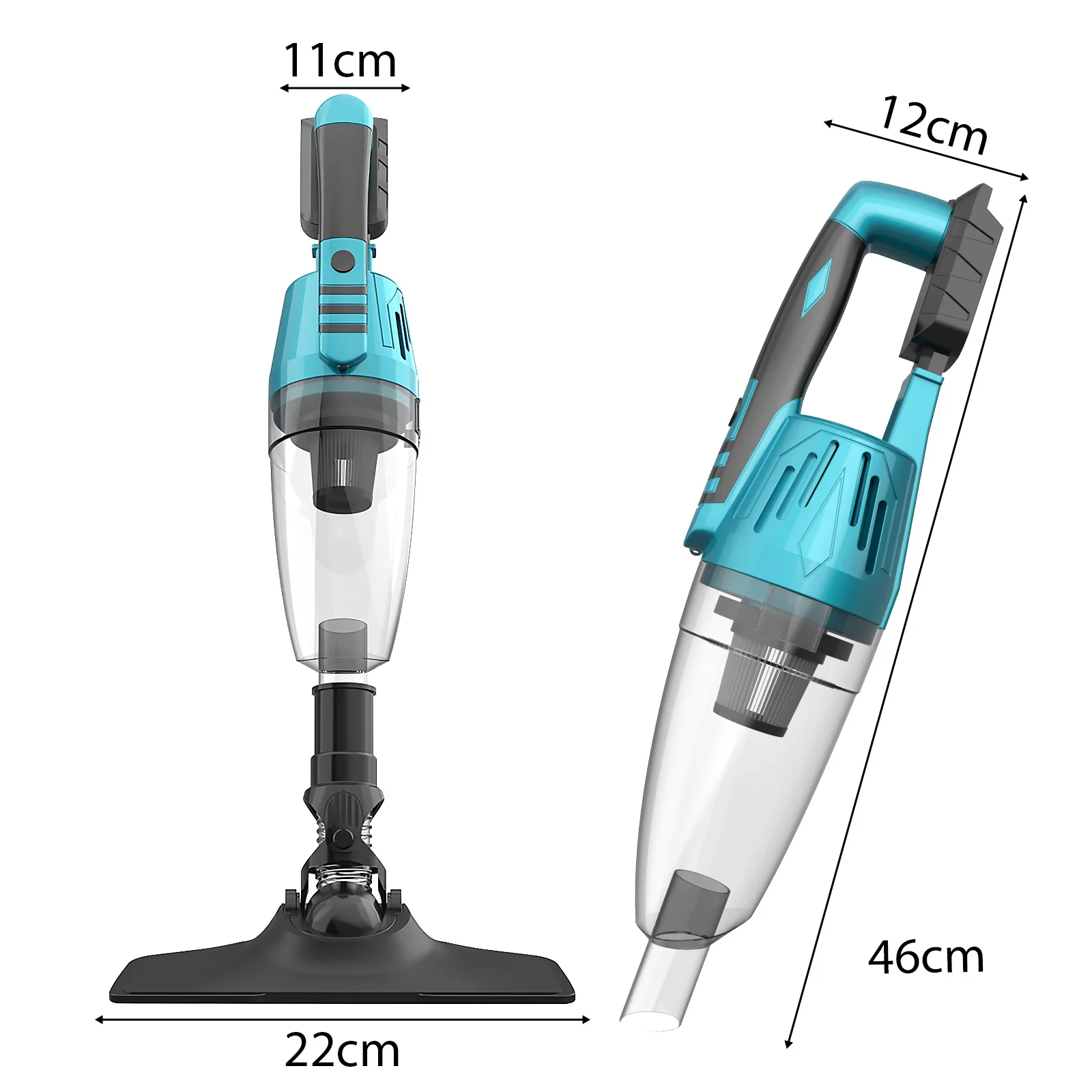 Handheld Cordless Vacuum Cleaner-Lightweight Car Vacuum Cleaner, Led Lights, Waterproof Hepa Filter-for Car, Sofa, Pet Cleaning