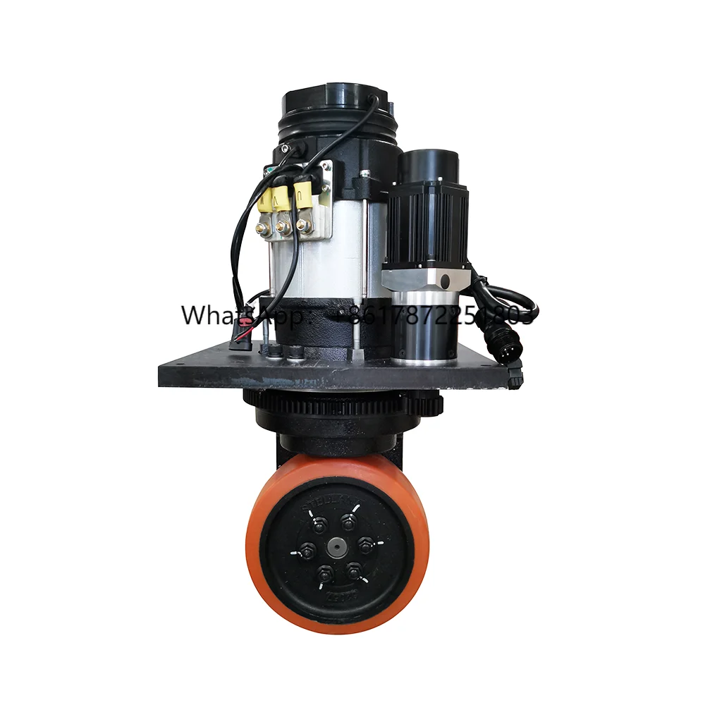 Schwere Last, 3300 W Direktantriebsrad, anpassbares Gabelstapler-Antriebsrad mit 400 W Lenkmotor