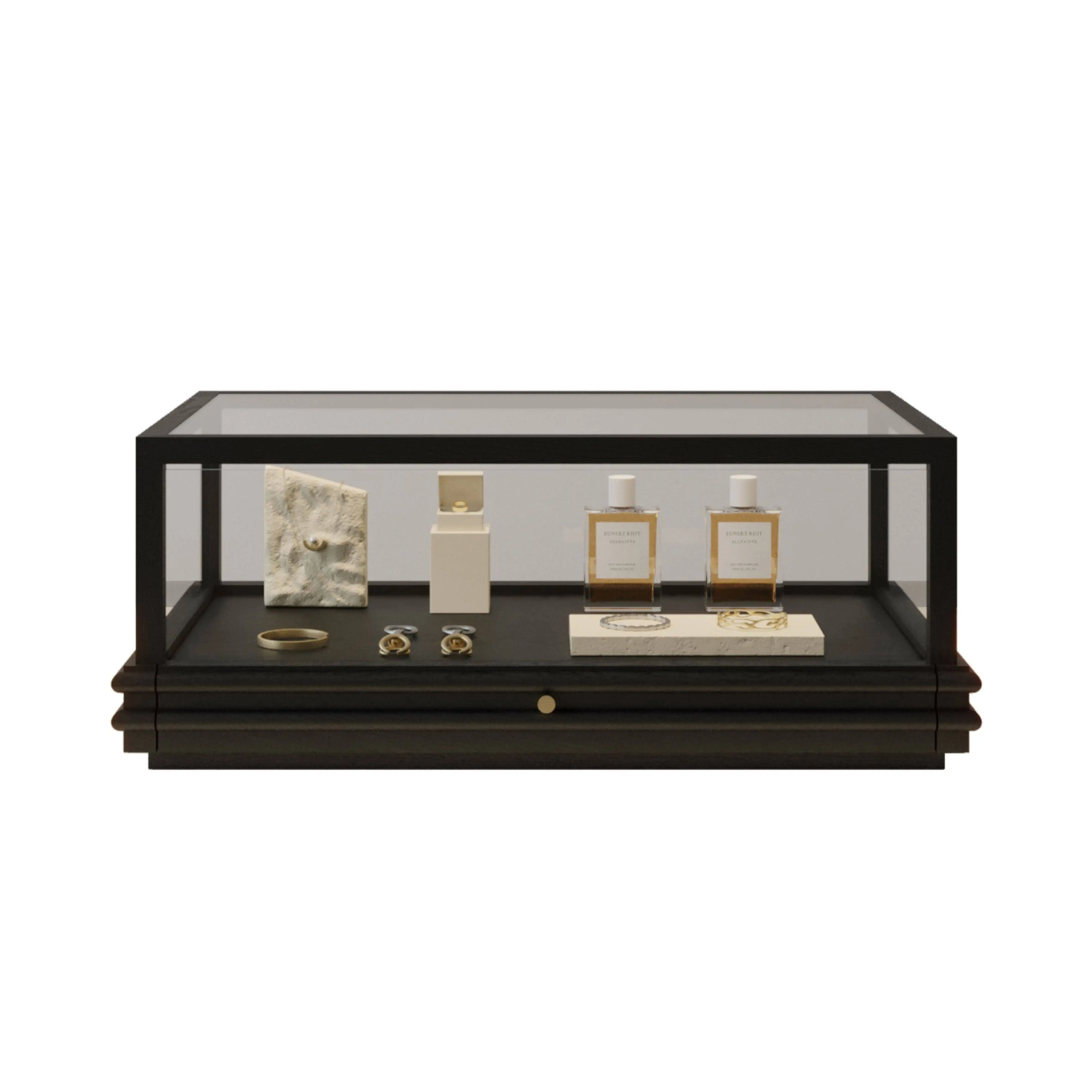 Stylish and simple countertop glass display cabinet display commercial transparent display cabinet jewelry store special cabinet