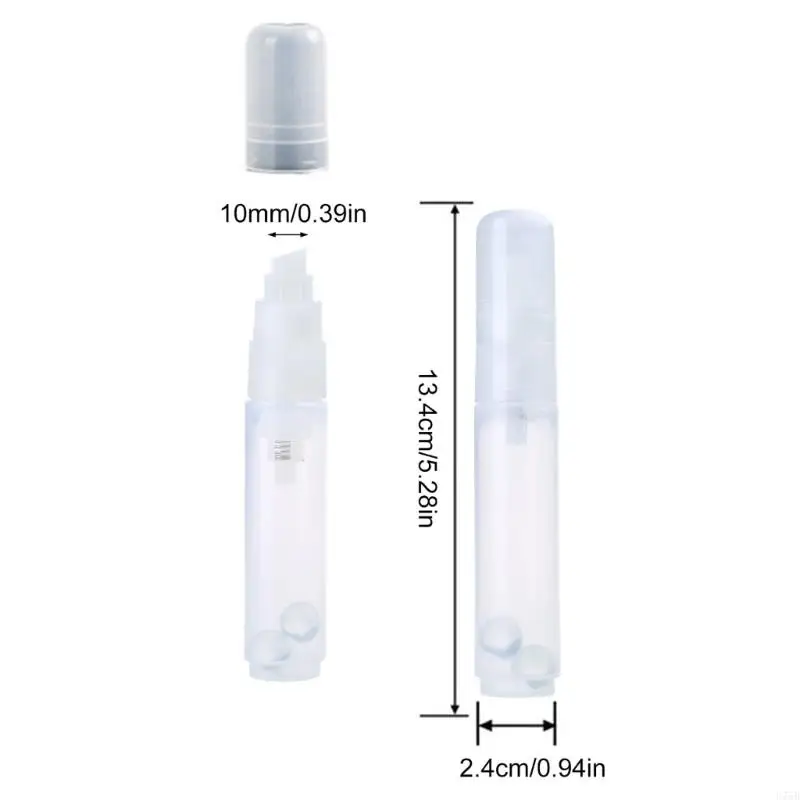 U75B قلم طلاء أكريليك قابل لإعادة الملء قلم طلاء فارغ للوازم المكتبية المدرسية