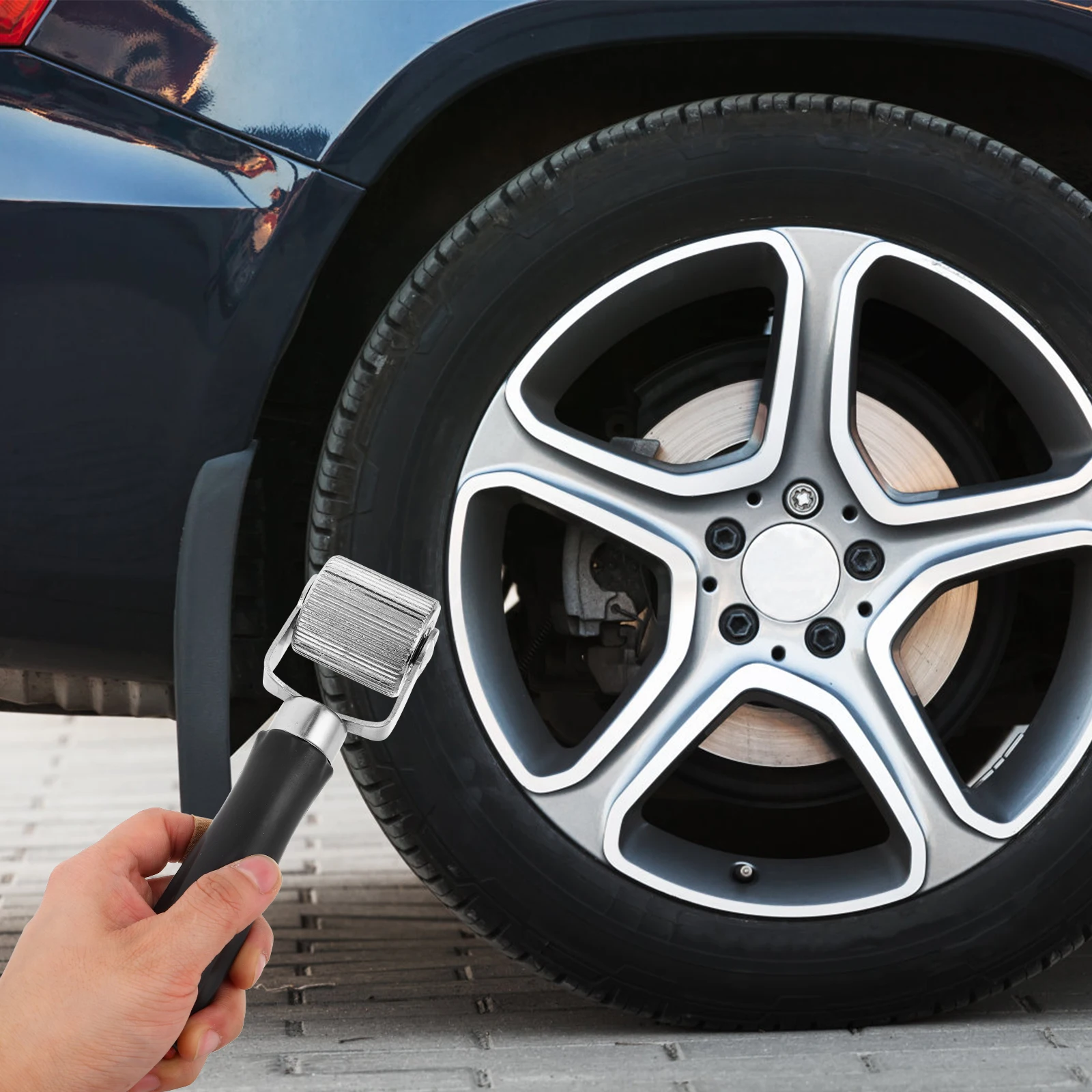

3pcs Tire Repair Tools Durable Efficient Car Accessories Sound Deadening Roller Compact Portable Bicycle ATV Truck