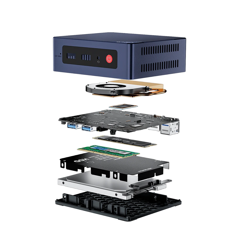 Beelink MINI S12/12 PRO мини ПК 12-й Intel родительский/N100 3,4 ггц Wifi 6 Bluetooth 5,2 DDR4 16 Гб 500 Гб SSD офисный мини-ПК