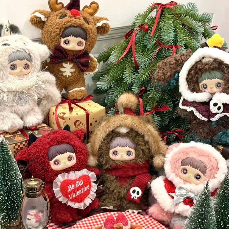 

Новая зимняя странная серия Maymei, слепая коробка, милая аниме-кукла Maymei, коллекция загадочных коробок, настольные украшения, Рождественский подарок