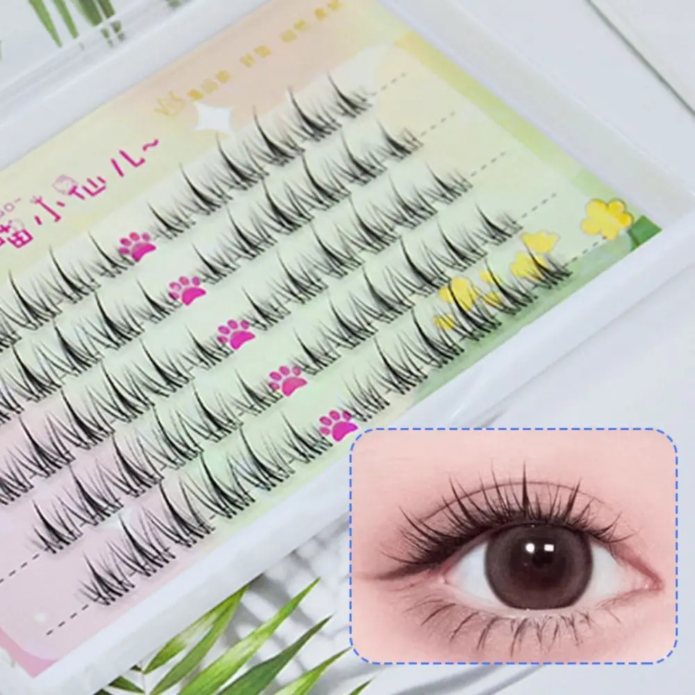 

30/50Clusters Individual Cluster Eyelashes Lashes Extension DIY Fluffy False Eyelashes Makeup Long Lasting