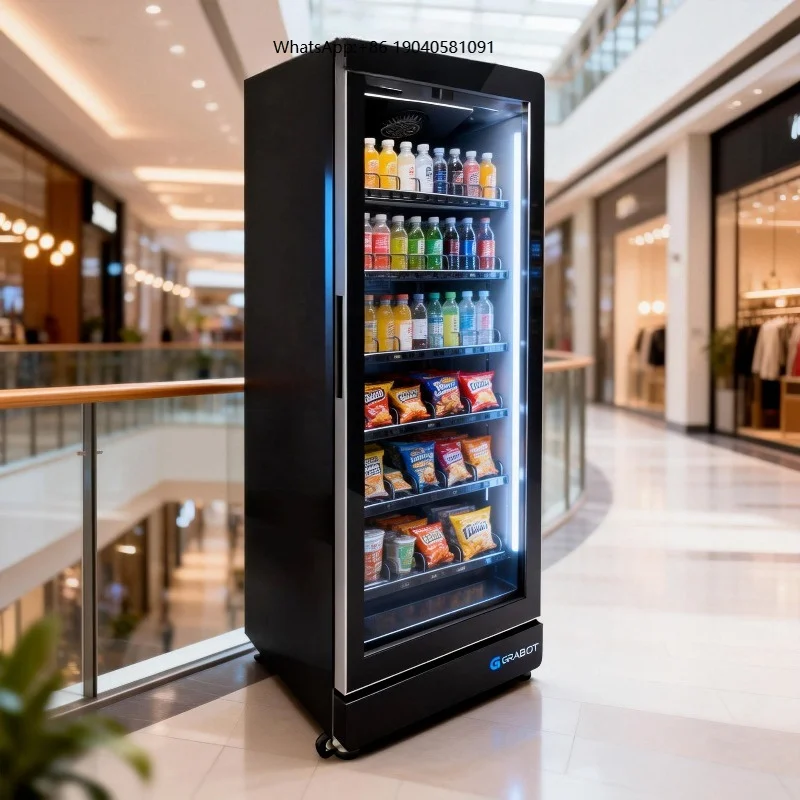 Smart Cooler 24-Hours Self-Service Automatic Vending Machine Automatic Small Business Snacks and Drinks AI Vending Machines