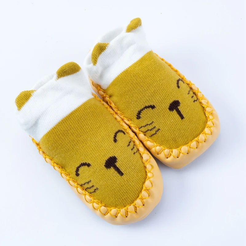 Home Baby Summer Baby Rubber Soles Girls Boys Shoes Newborn Fall/Spring Landing Socks Non-slip Soft Socks Cartoon Children Gifts