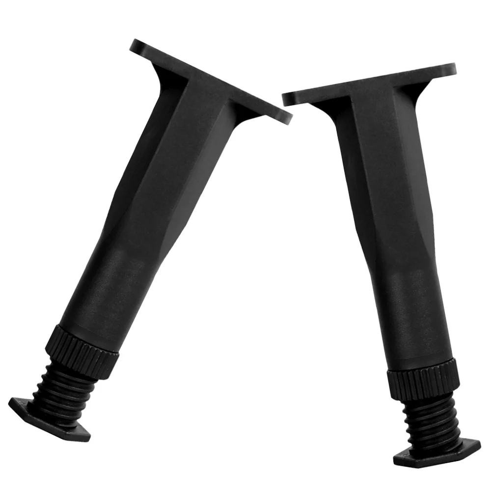 

2pcs Adjustable Height Frame Support Durable Steel Replacement For Mattress Base T-Shape Design Frame Stabilizer Bed Support