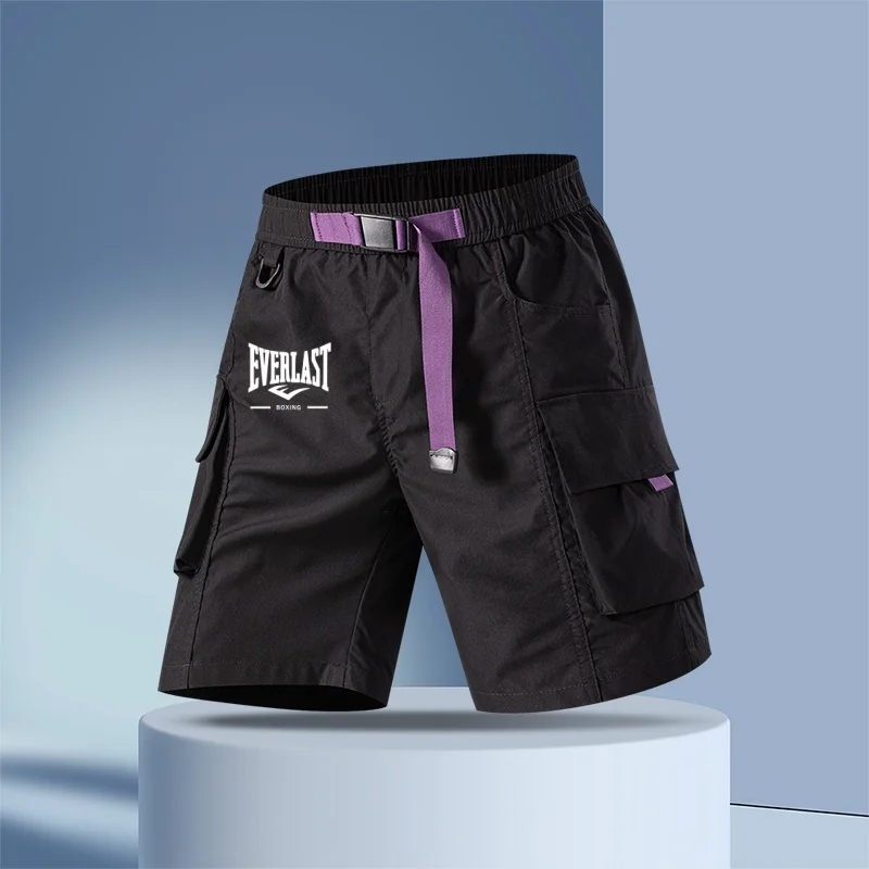

EVERLAST shorts 2026 new work pants loose straight leg five pocket pants fashion brand plus size men's pants