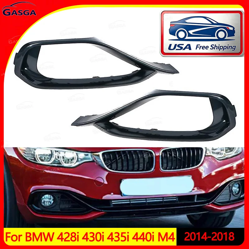 

51117294839 Fog Lamp Bezel 51117294840 Car Fog Light Trim Panel For BMW 428i 430i 435i 440i M4