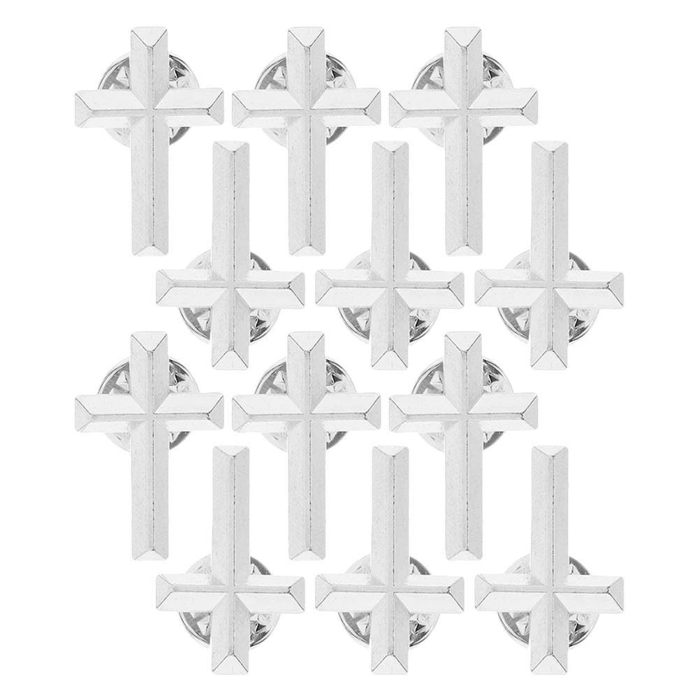 

12pcs Brooch Fashion Collar Pin Making Supplies Pin Alloy Lapel Pins Clothing Accessories DIY Projects Unique Design