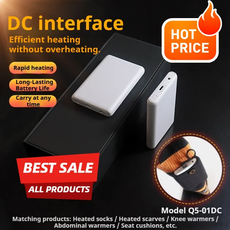 

Heating air conditioning suit DC2A power bank 5000mAh mini lightweight mobile power bank
