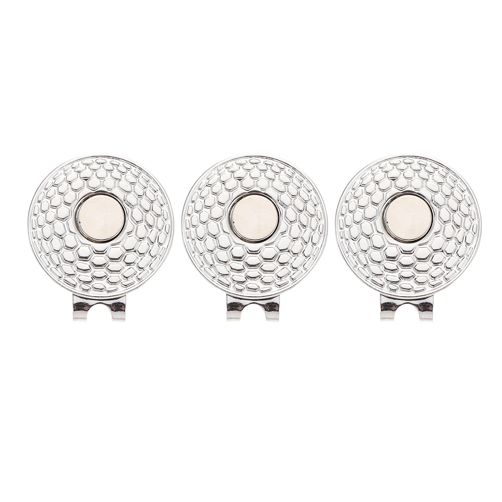 3 Stuks Zinklegering Golfbal Marker Clips Lichtgewicht Golfs Hoed Clips Golfen Accessoires Tool Golfs Hoed Clip Marker Clip