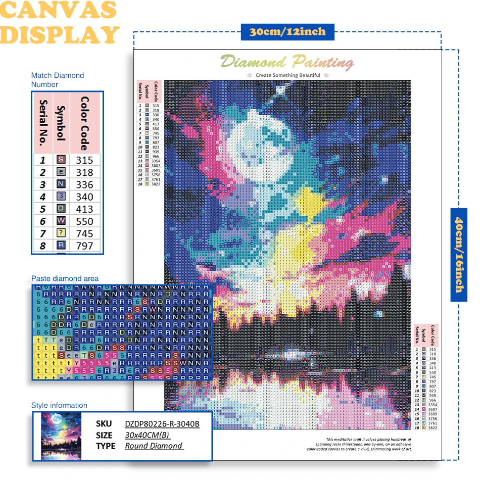 GATYZTORY Photo Customเพชรจิตรกรรมเครื่องมือและอุปกรณ์เสริมเข็มศิลปะหัตถกรรมRhinestonesภาพวาดเพชรเย็บปักถักร้อย