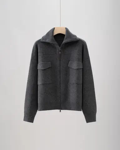 8 best sales ऊनी जैकेट - №5