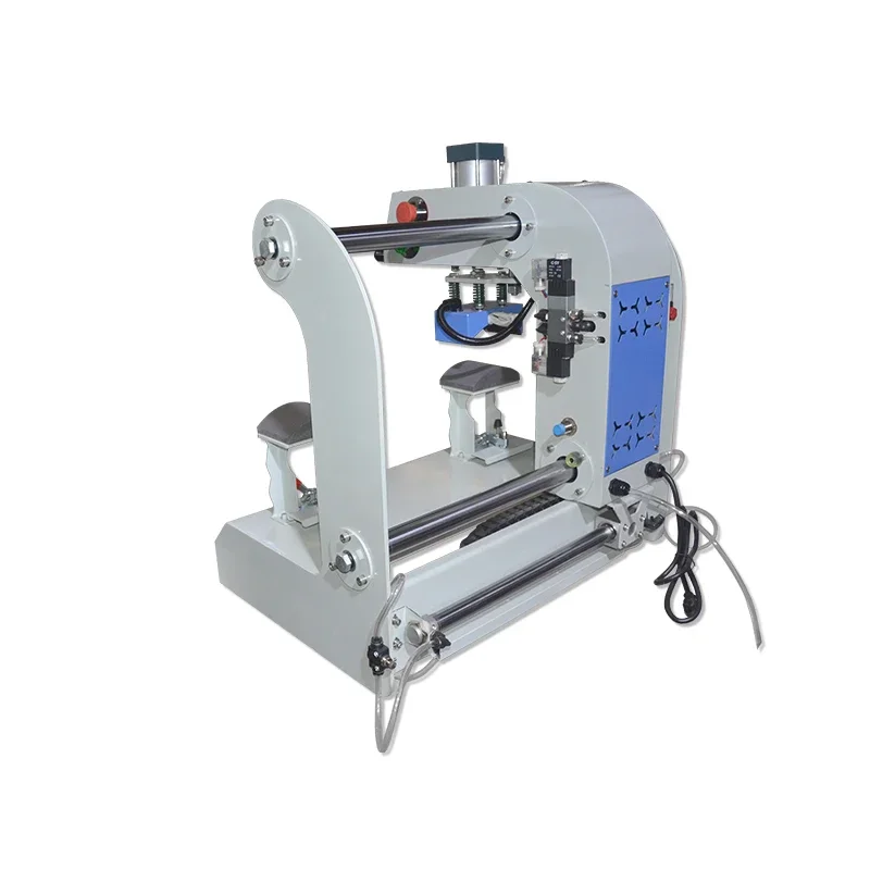 Dual Station Heat Press Machine Pneumatic Auto Open Semi-Automatic Fabric Travel C.A.P Hat Logo/Tag Digital Printing for Cap
