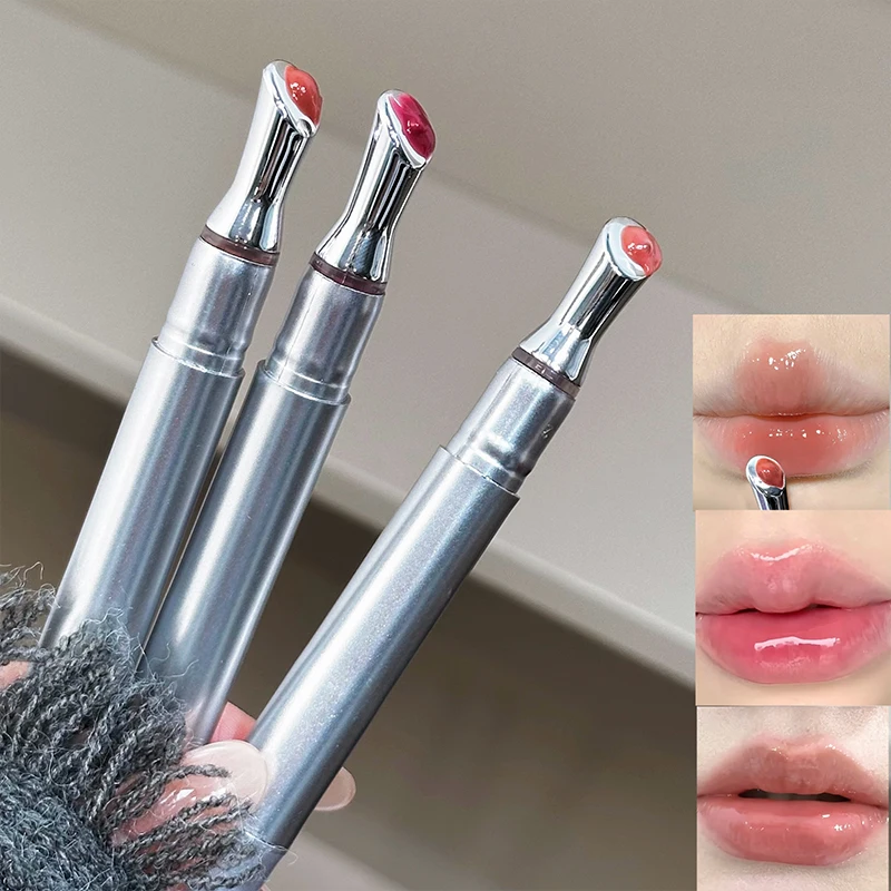 El brillo de labios con espejo cristalino es un maquillaje de labios ligero, no pegajoso, resistente al agua, duradero y naturalmente brillante.