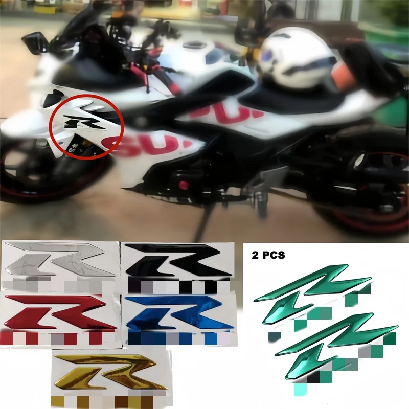 For Suzuki GSXR 50/125/150/250/400/600/750/1000 GSXR1100 Motorcycle PVC 3D Logo Decal 