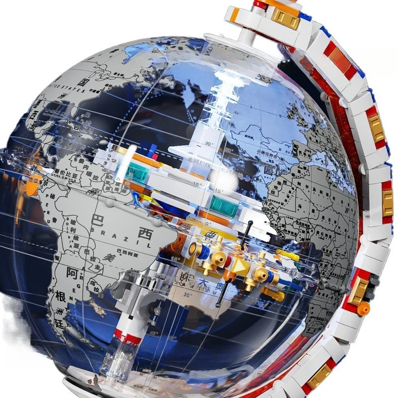 

Lego building block dawn globe handmade