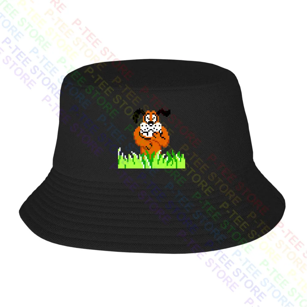 

Duck Hunt Video Game Over Screen Dog 1980'S Nes Game Baseball Cap Snapback Caps Knitted Bucket Hat