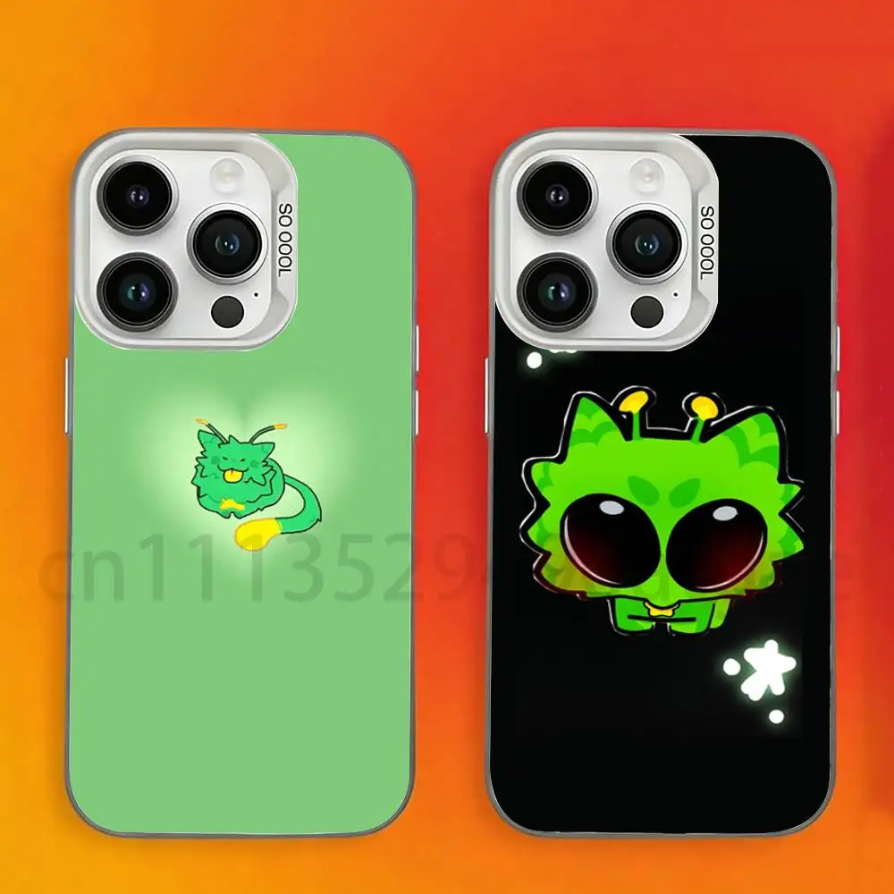 

Alien Cat G-Gnarpy Phone Case For iPhone 17,16,15,14,13,12,11,Pro,Max,Plus,Mini Candy Matte Shockproof Cover