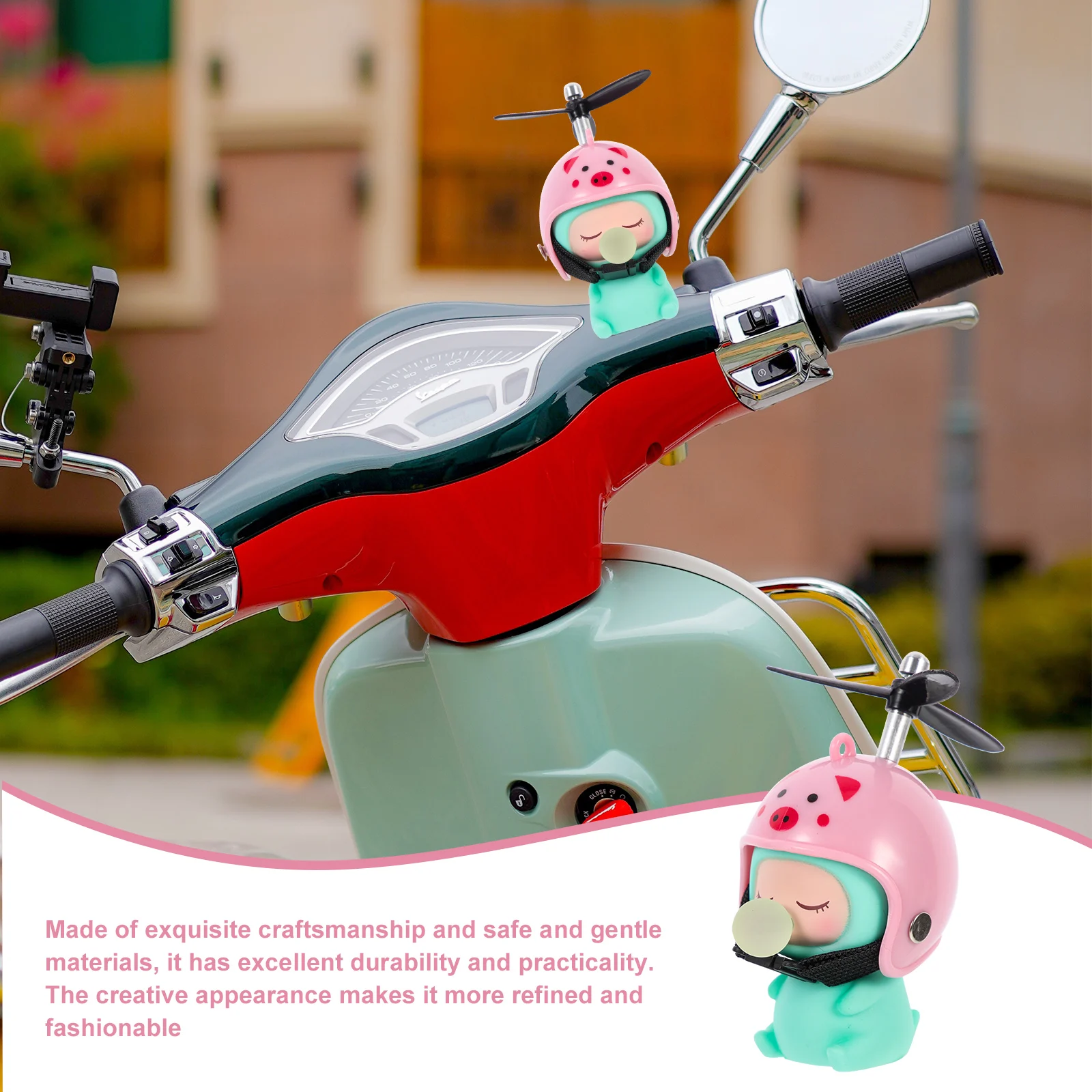 

Bicycle Decorations Plastic Motorcycle Riding Adorn Travel Kids Bikes Decoration Ornament Practical Easy Install