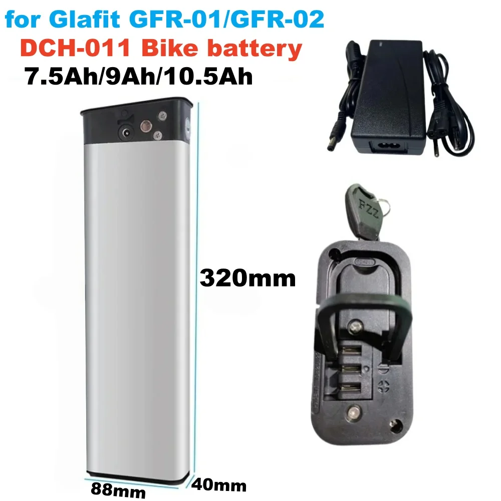 36V Foldable bike Replacement Lithium Battery 7.5Ah 9Ah 10.5Ah For HoldOn Q1 Glafit GFR‑01 GFR‑02 Bicycle Spare Power Supply