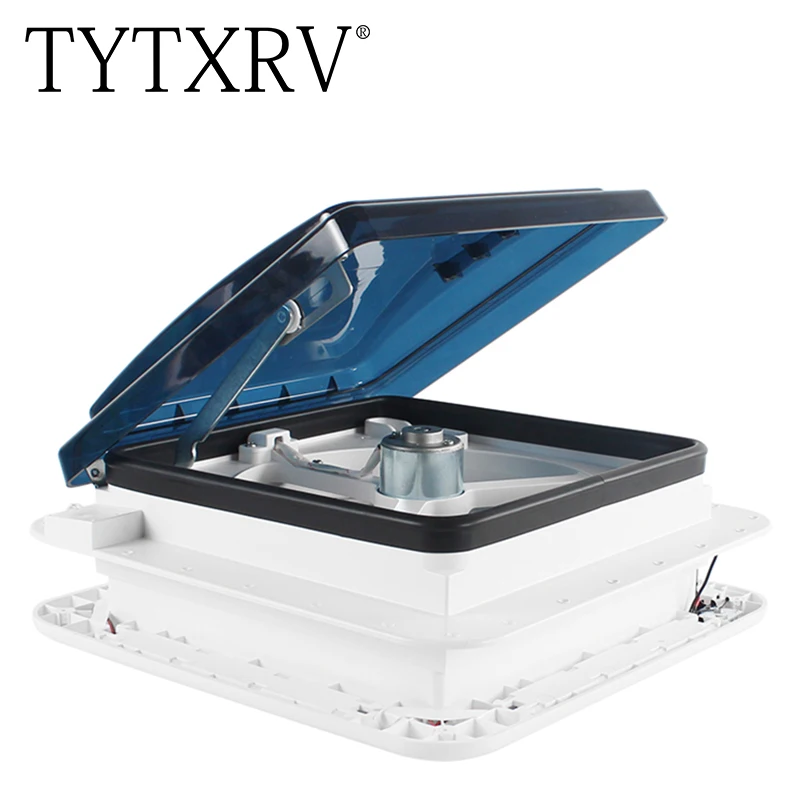 TYTXRV 11'' CE Manual control Caravan accessories roof Motorhomes  vents 12V fan without LED camper window Recreational Vehicle