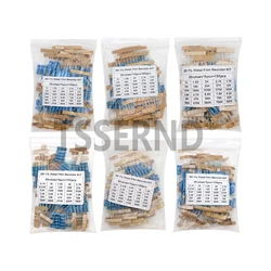 150PCS 300PCS 1/2W 1W 2W 3W Resistance 1% Metal Film Resistor Assortment Kit Set 30Kinds Each 5/10PCS 1R~750R 1K~820K Ohm