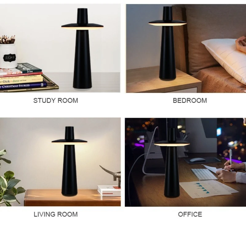 Lumière de luxe Simple Design Unique éclairage Protection des yeux lampe de Table décoration Bar café Bar atmosphère lampe de Table