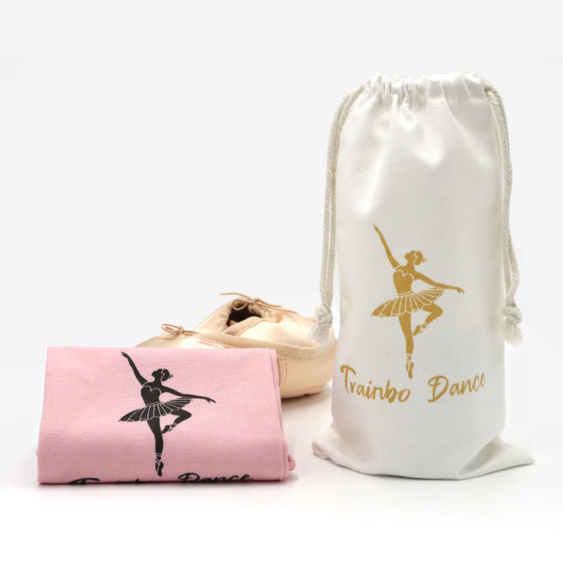 1PC Dance Bag Shoes Storage Pouch Ballet Organizer Handbag Bags Pouches Canvas Shoe Bag Dance Shoes Pouch Drawstring Bags