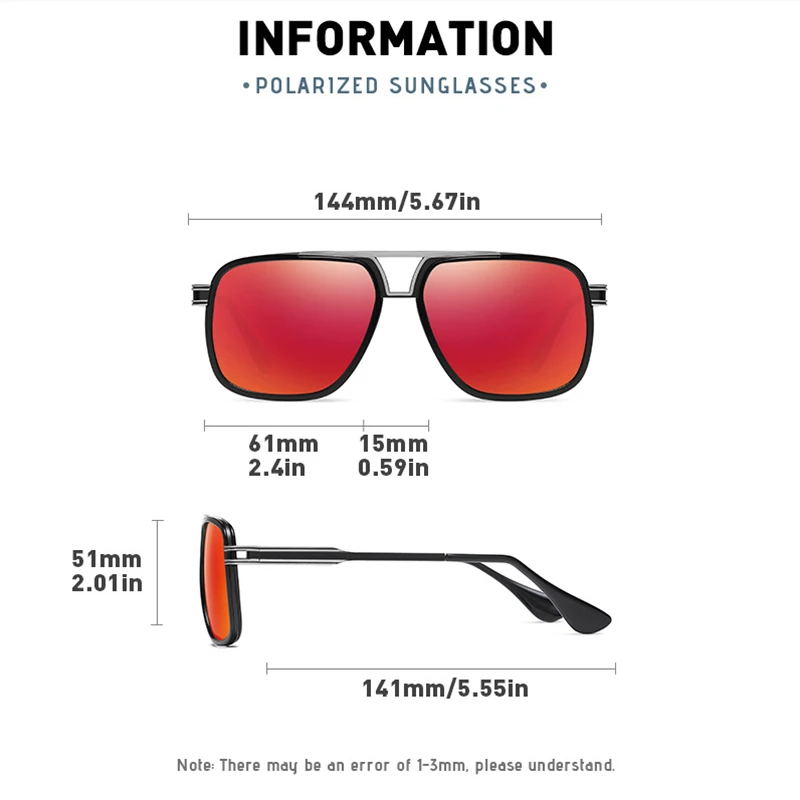 Metal UV400 Myopia Sunglasses Men Polarized Fashion Anti Glare Driving Nearsighted Sunglasses With Diopters 0 -0.5 -0.75 To -6.0