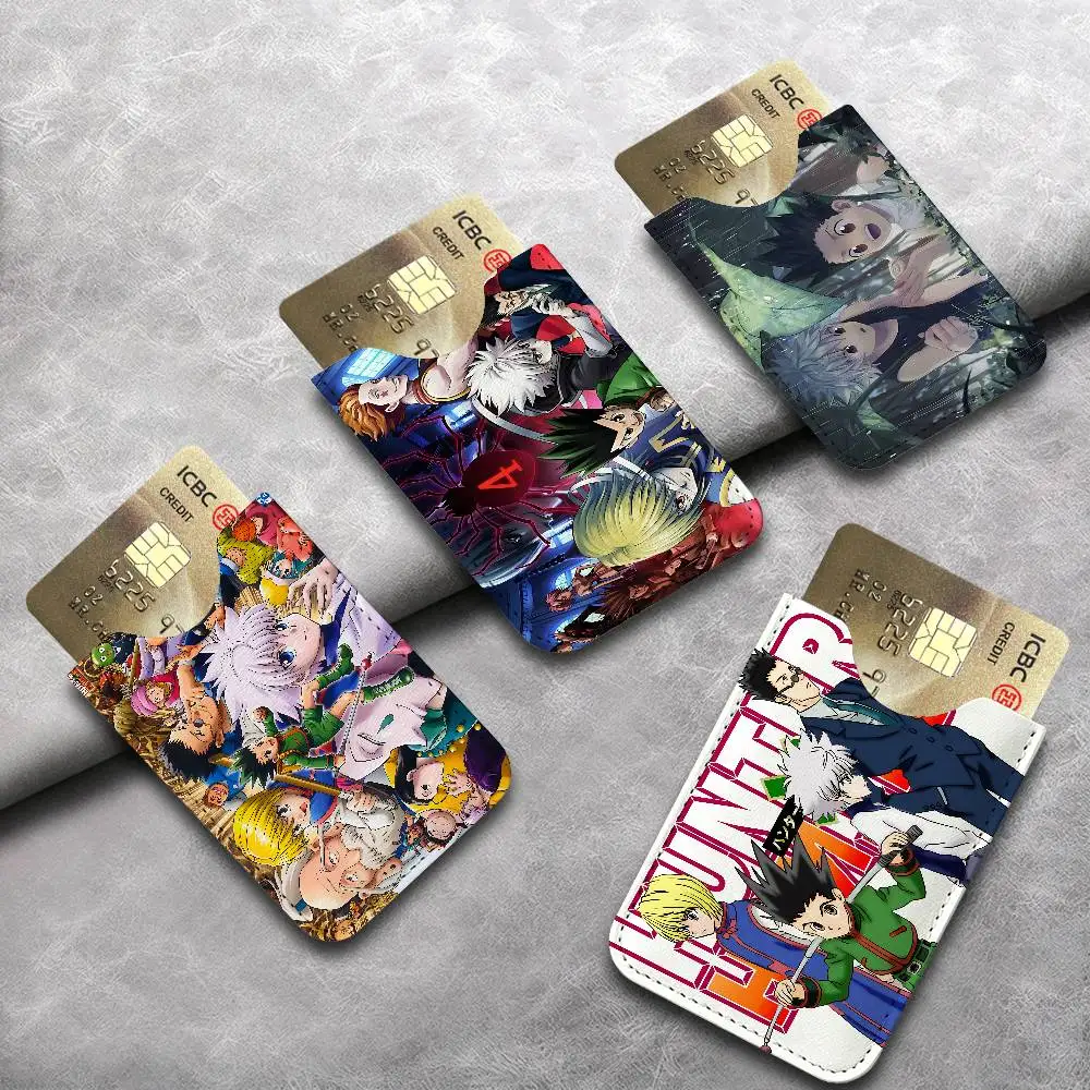 Cartoon Animation HUNTER X HUNTER Light and thin mini bag small and portable bus card protective leather case for men and women