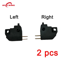 2PCS Motorcycle Right Left Front Brake Light Stop Switch Press Button for Honda Suzuki Yamaha Spare Parts