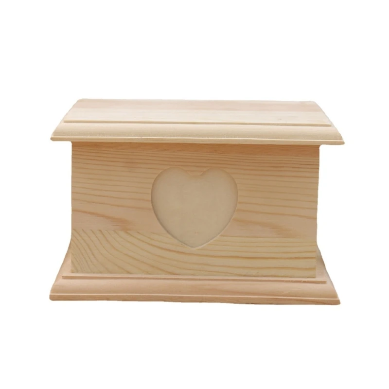 

Pet Memorial Urns for Cat and Dog Ashes, Wooden Dog Cremation Urns with Photo Frame, Funeral Ashes Box, Small Animal Keepsakes