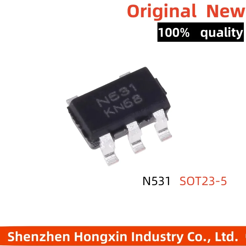 10 peças novo original n531 531 smt SOT23-5 driver igbt de alta potência ic