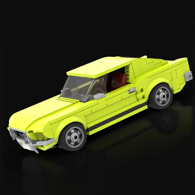 Classic Sport Car MOC Model Building Blocks Educational Diy Assembly Toy Halloween Gift For Boy And Customize Collection Display