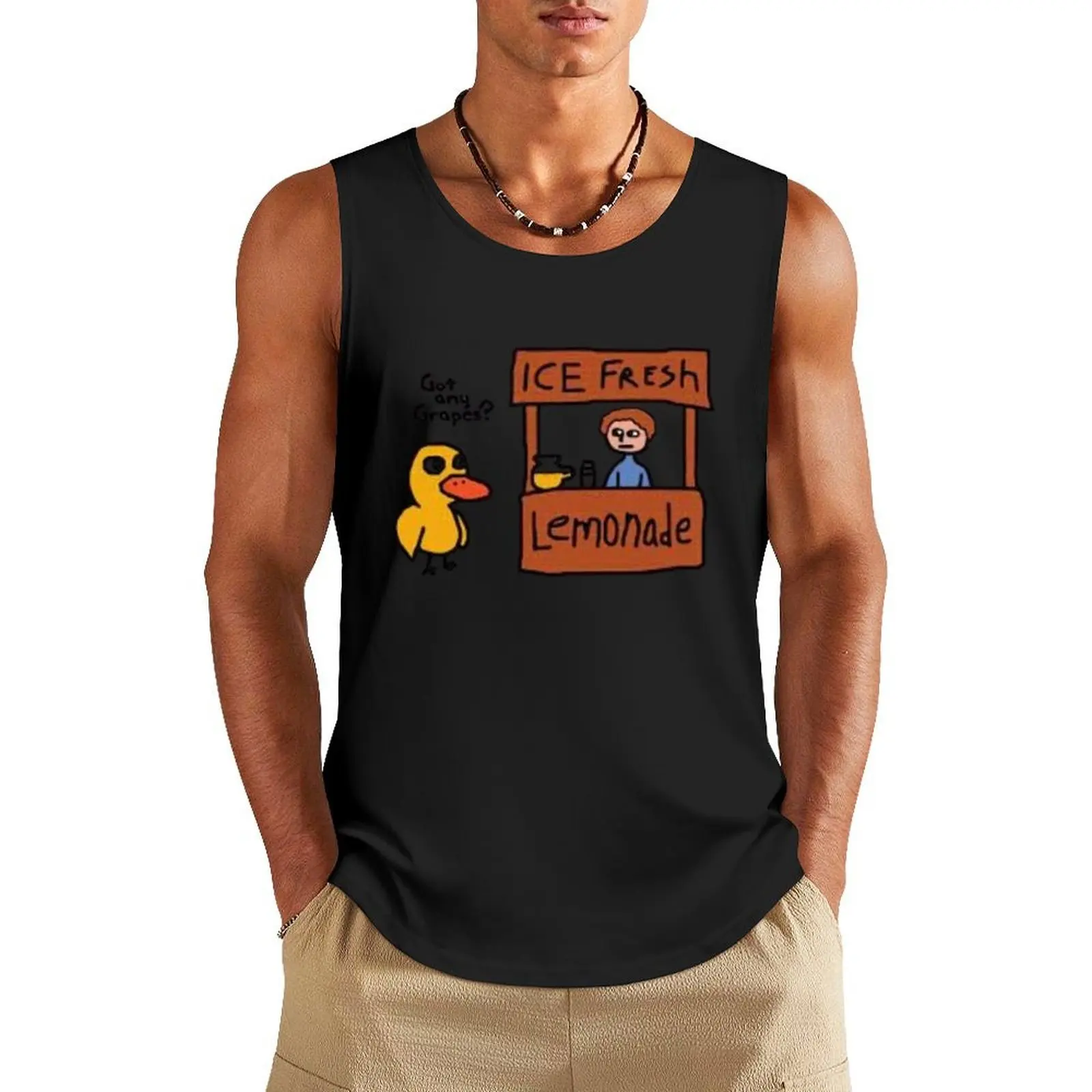 

Got Any Grapes Tank Top Gym man t shirt gym bodybuilding men clothes muscle t-shirt