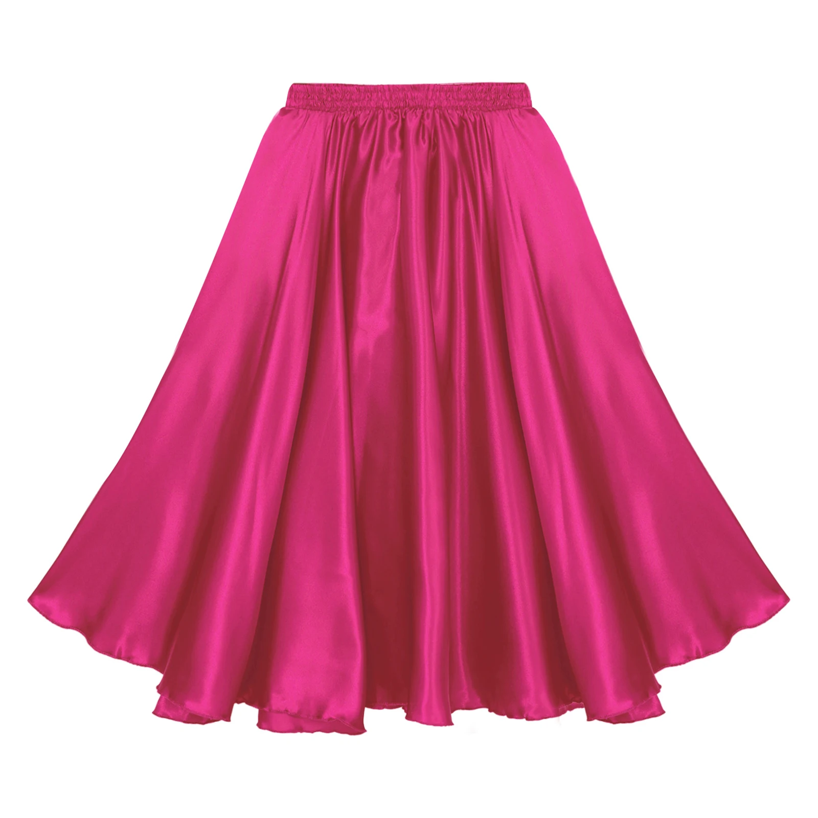 Teen Girls Chiffon 360 Degree Big Maxi Skirt Spanish Paso Doble Bullfight Dance Skirts Ballroom Flamenco Latin Tango Dancewear