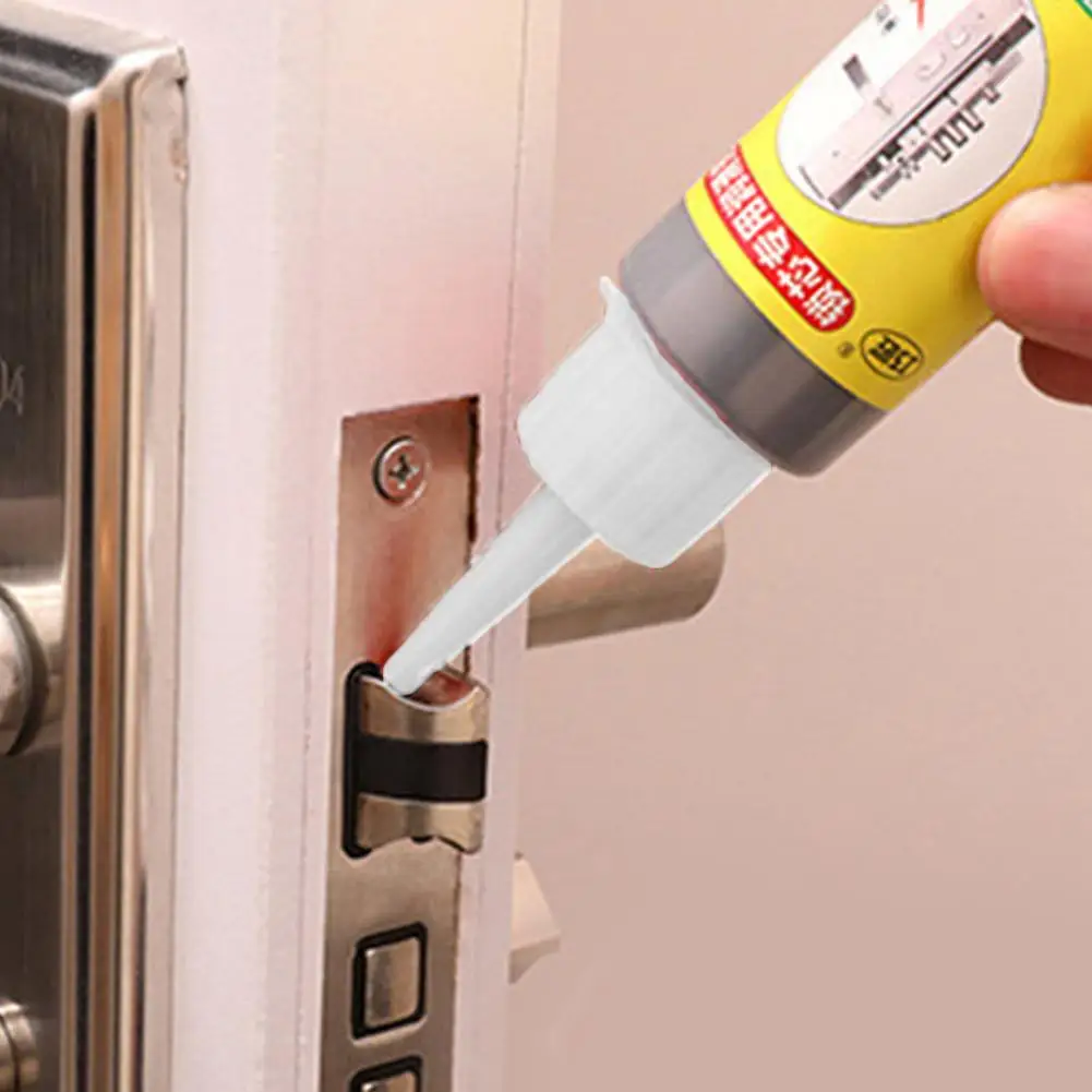 Lubrificante in polvere di grafite da 60ml nucleo di blocco professionale coperchio bianco lubrificante forniture per la casa per le guide delle porte delle chiavi delle finestre