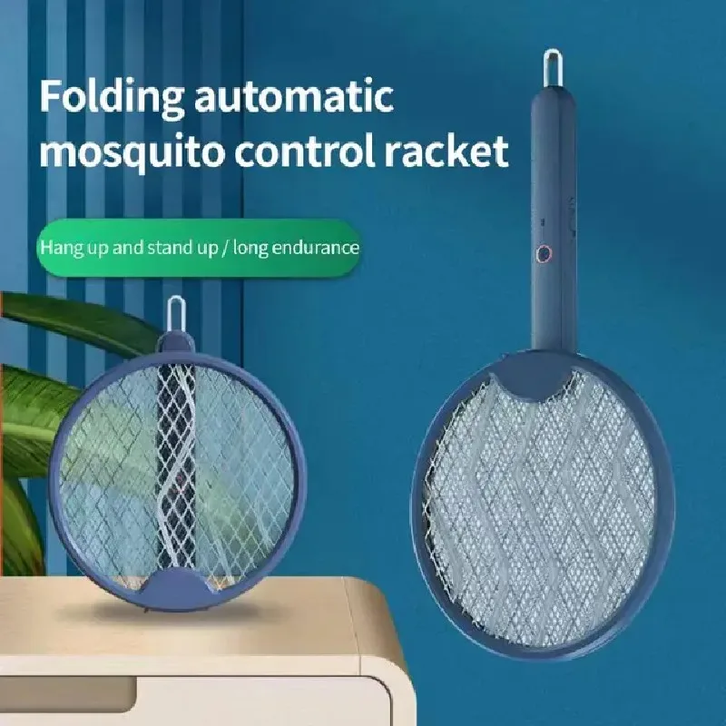 

Handheld Mosquito Killer Usb Rechargeable Wall-mounted Folding Mute Insect Repellent Electric Shocker Bug Zapper