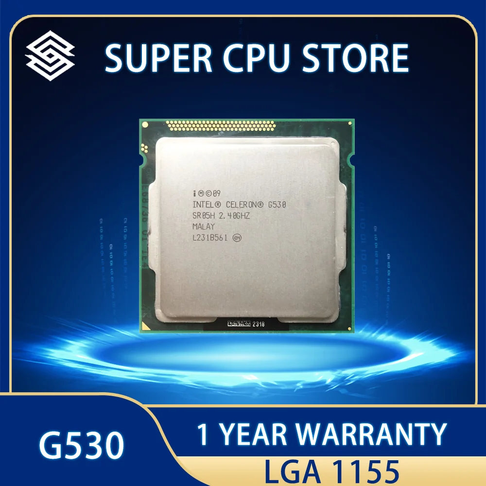 Intel Celeron G530  CPU Processor 2M 65W 2.4 GHz Dual-Core LGA 1155