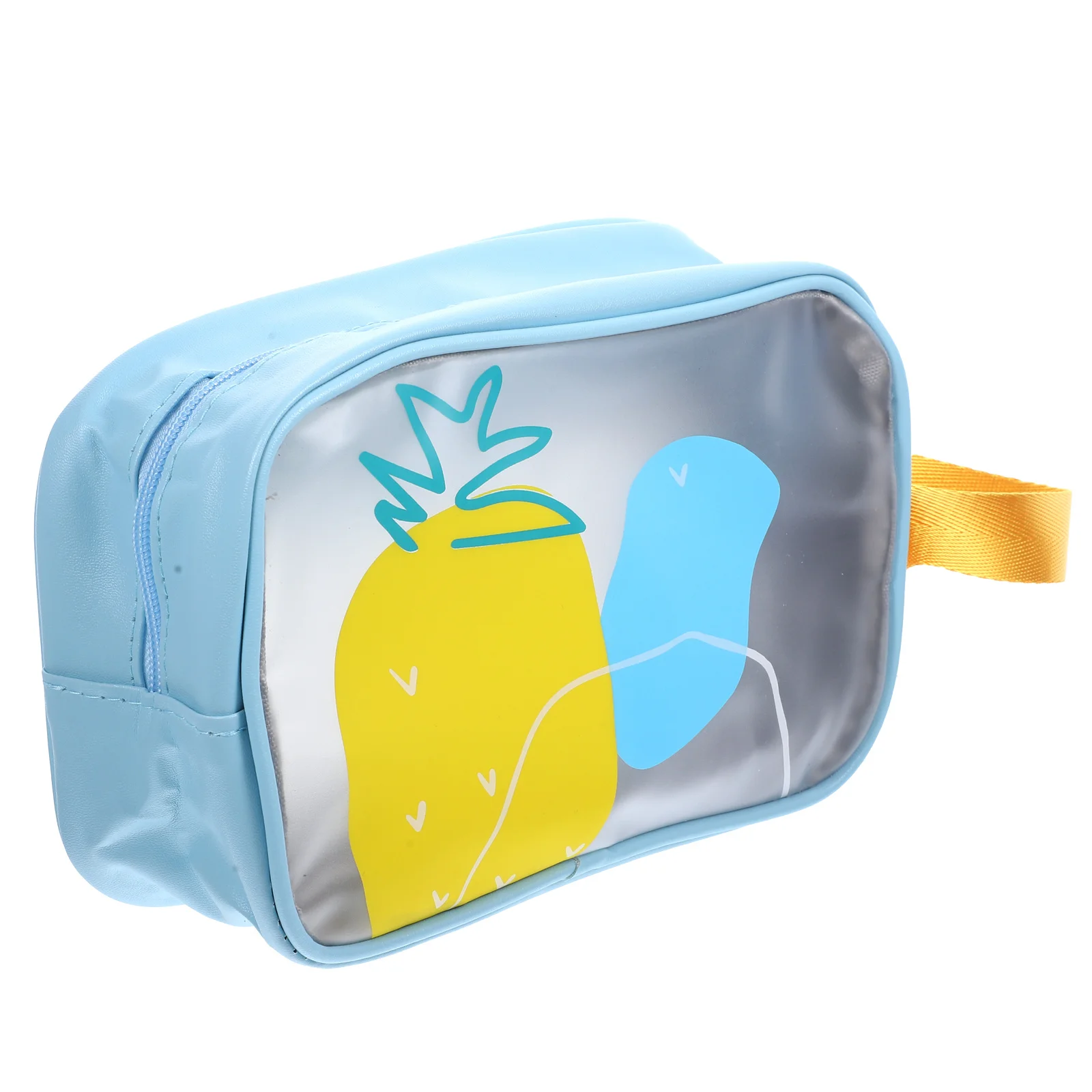 حقيبة أدوات الزينة الكبيرة الشفافة المقاومة للماء لتنظيم المكياج أثناء السفر وصالة الألعاب الرياضية واستخدام تصميم متين