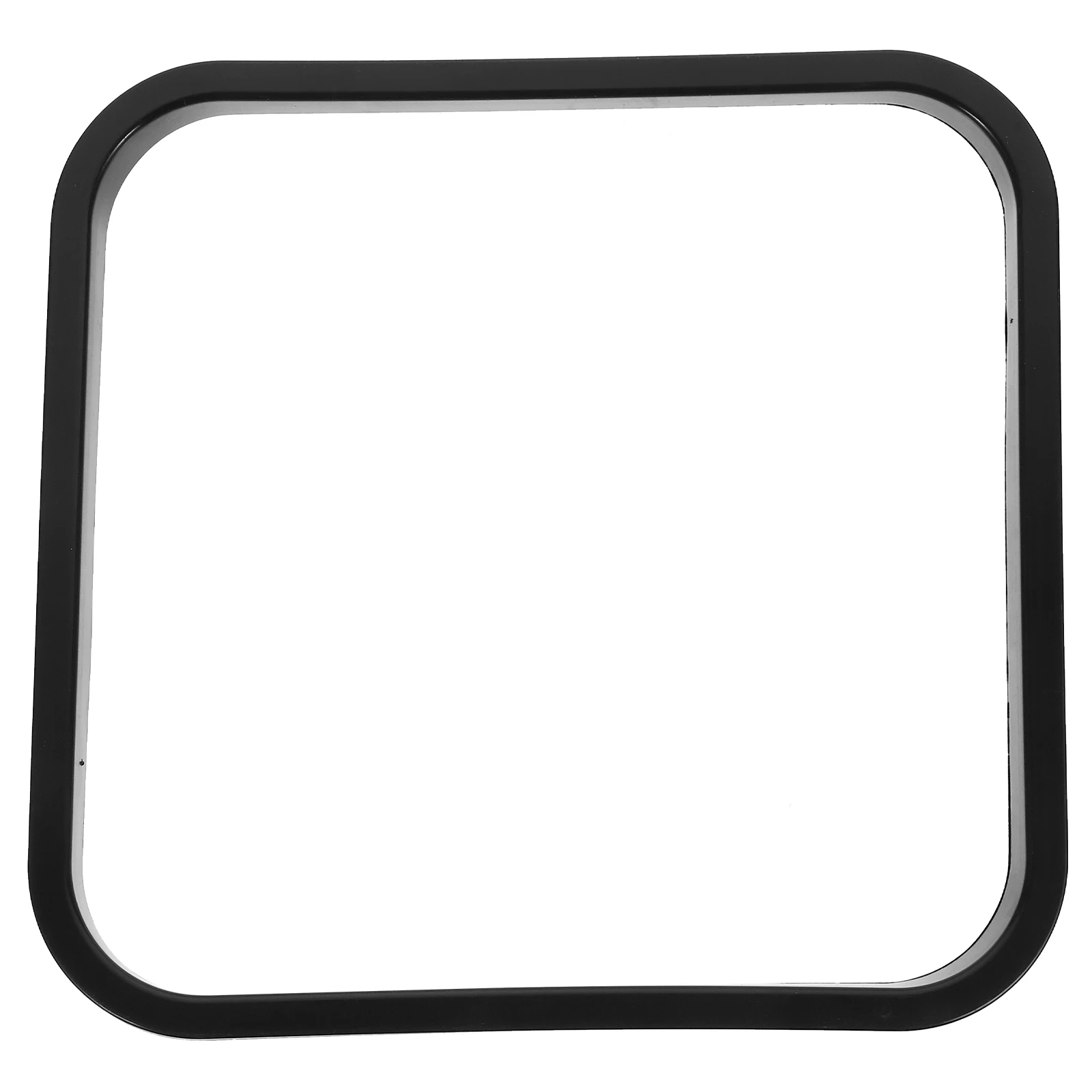 

Trash Can Press Ring Square Kitchen Home Office Black Pet Material Easy Install Remove Sturdy Reliable Practical Fix Plastic Bag