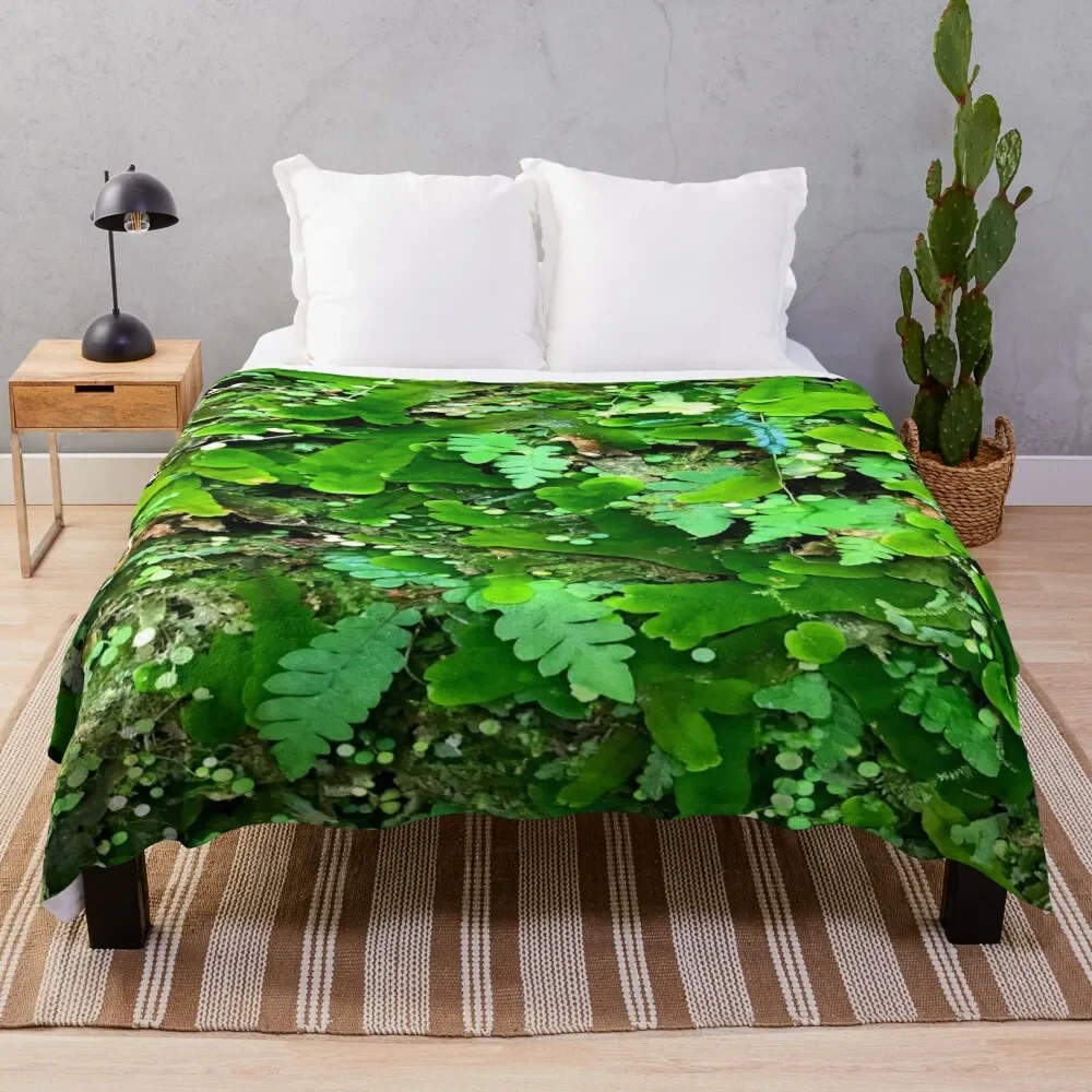 

Moss Micro World II Throw Blanket Softest Decorative Throw heavy to sleep Blankets