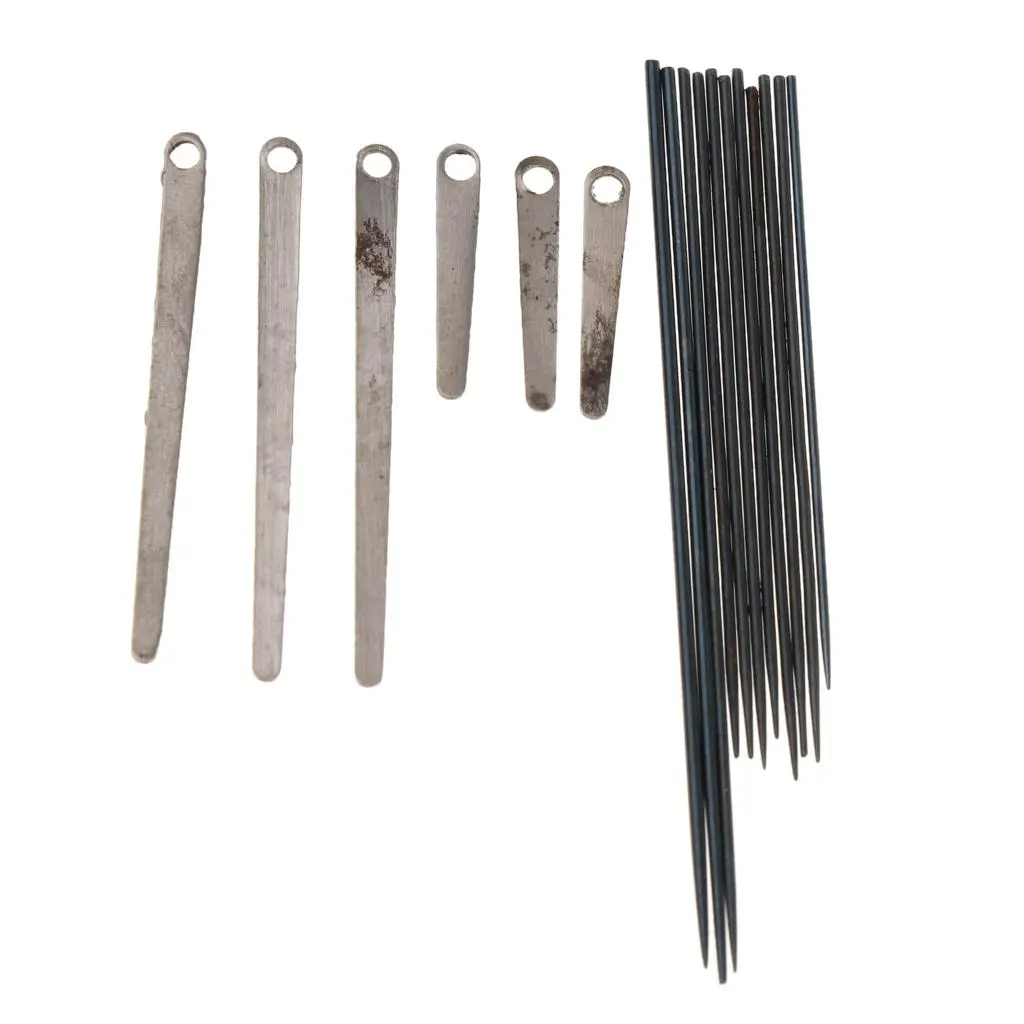 Tooyful 1 Set Clarinet Repair Tool Steel Spring Leaf Key Rollers Screws Reed Needle Woodwind Parts