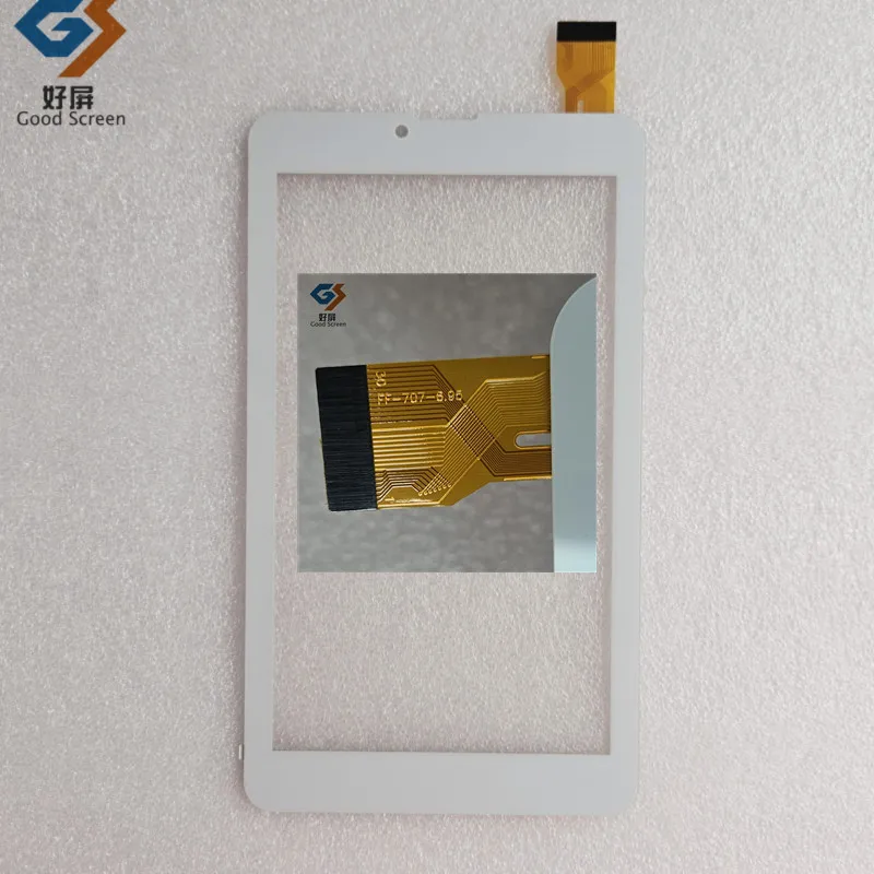 

Белый 7 дюймов для планшетного ПК FFN7-707-6.95 FFN7-6.95, емкостный сенсорный экран, дигитайзер, сенсор, внешняя стеклянная панель